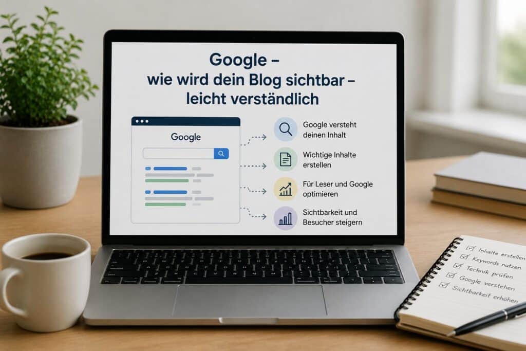 Google – wie wird dein Blog sichtbar – leicht verständlich