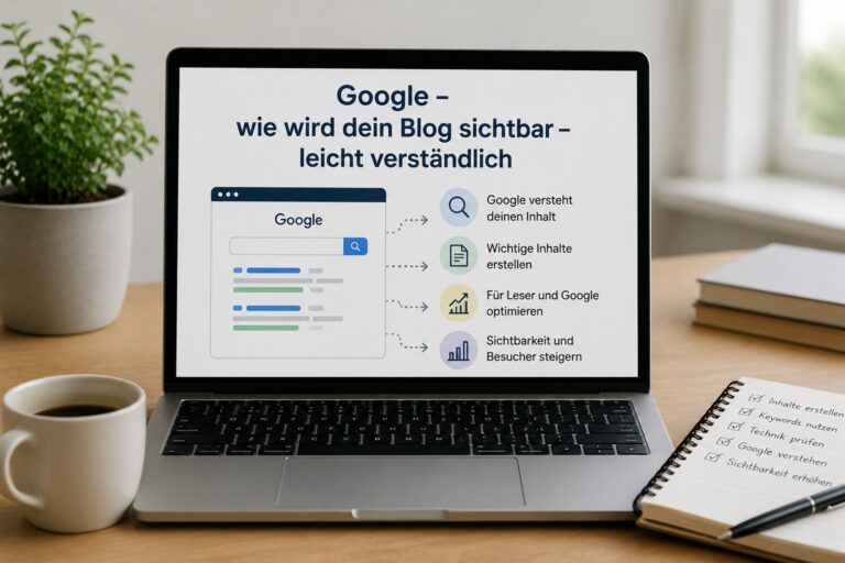 Google – wie wird dein Blog sichtbar – leicht verständlich