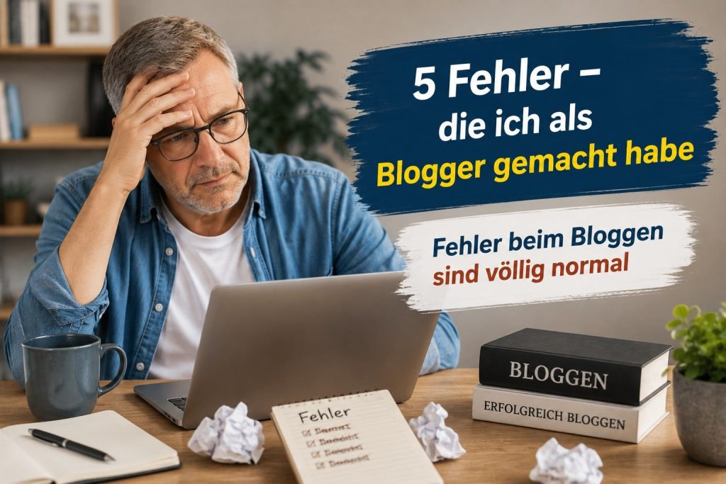 5 Fehler - die ich als Blogger gemacht habe