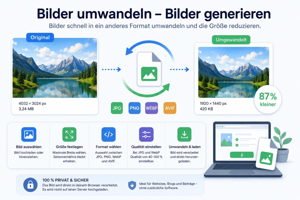 Bilder umwandeln - Bilder generieren