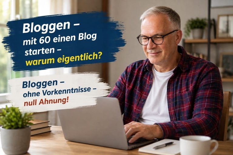 Bloggen - mit 60 einen Blog starten – warum eigentlich?