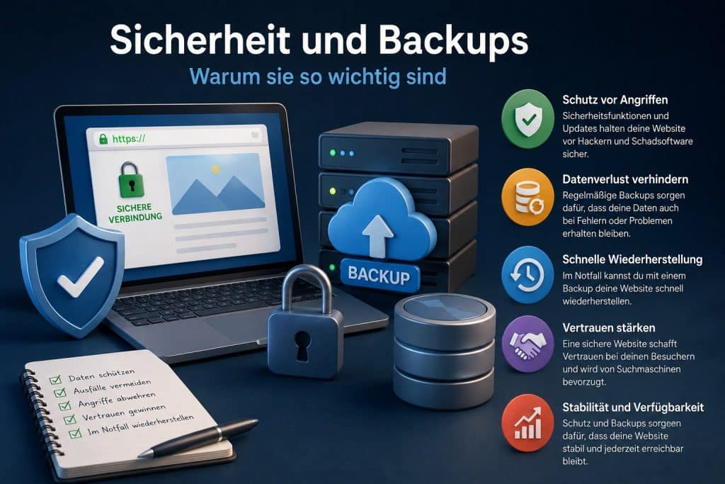 Sicherheit und Backups