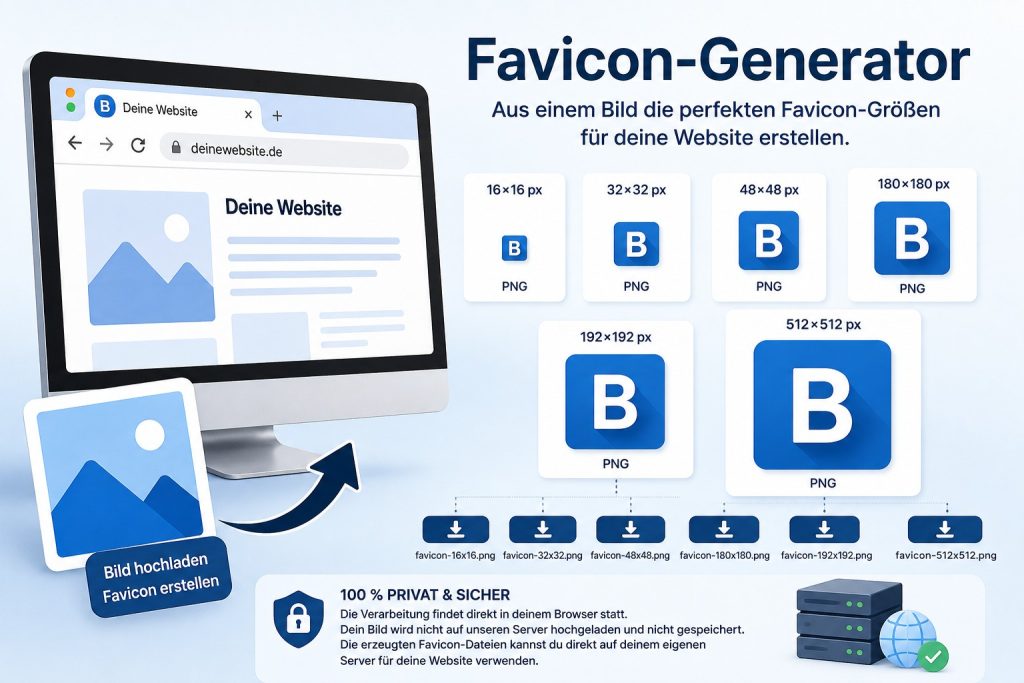 Favicon Generator - erstelle dein Favicon