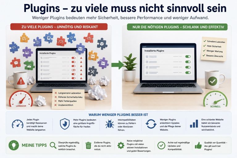 Plugins – zu viele muss nicht sinnvoll sein